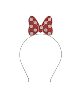 Disney Minnie Mouse Bow Glitzy Metal Headband