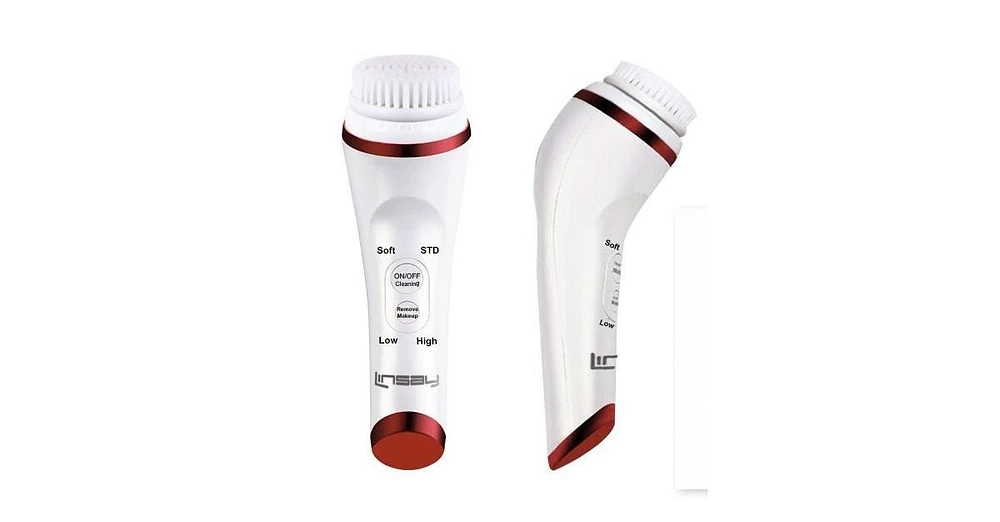 Linsay Ultrasonic Facial & Body cleansing Brush with Temperature control