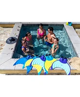 Kids Mermaid Linden Monofin, easily propels and glides through the water
