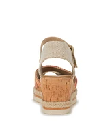 Baretraps Women's Acadia Peep Toe Wedge Sandals