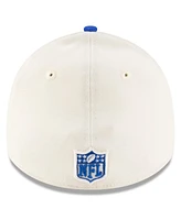 New Era Men's Cream/Royal Los Angeles Rams 2025 Nfl Draft 39THIRTY Flex Hat