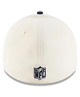 New Era Men's Cream/Navy Tennessee Titans 2025 Nfl Draft 39THIRTY Flex Hat