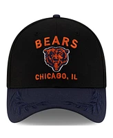 New Era Men's /Navy Chicago Bears 2025 Nfl Draft 39THIRTY Flex Hat