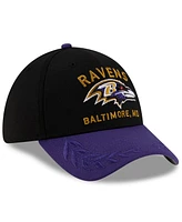 New Era Men's /Purple Baltimore Ravens 2025 Nfl Draft 39THIRTY Flex Hat