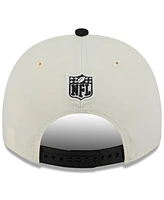 New Era Men's Cream/Black Atlanta Falcons 2025 Nfl Draft A-Frame 9FIFTY Snapback Hat