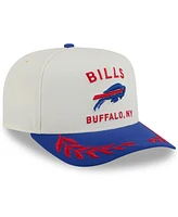 New Era Men's Cream/Royal Buffalo Bills 2025 Nfl Draft A-Frame 9FIFTY Snapback Hat