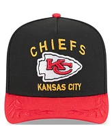New Era Men's /Red Kansas City Chiefs 2025 Nfl Draft A-Frame 9FIFTY Snapback Hat
