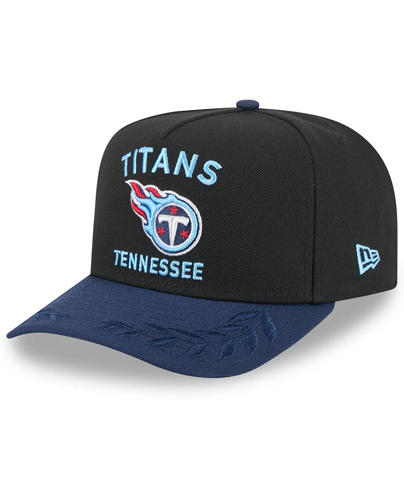 New Era Men's /Navy Tennessee Titans 2025 Nfl Draft A-Frame 9FIFTY Snapback Hat