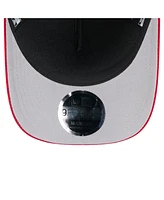 New Era Men's Black/Red Tampa Bay Buccaneers 2025 Nfl Draft 9FORTY A-Frame M-Crown Adjustable Hat