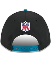 New Era Men's Black/Teal Jacksonville Jaguars 2025 Nfl Draft 9FORTY A-Frame M-Crown Adjustable Hat