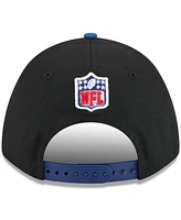 New Era Men's Black/Royal Indianapolis Colts 2025 Nfl Draft 9FORTY A-Frame M-Crown Adjustable Hat