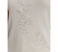 Donna Karan New York Women's Sleeveless Embellished Top