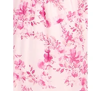 Trixxi Juniors' Printed Twist-Front Midi Dress