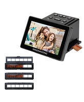 Magnasonic 25MP Film Scanner with Large 5" Display & Hdmi, Long Tray 35mm Negative Film Holders, Converts 35mm/126/110/Super 8 Film & 135/126/110 Slid