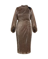 City Chic Plus Jaylee Mesh Dress