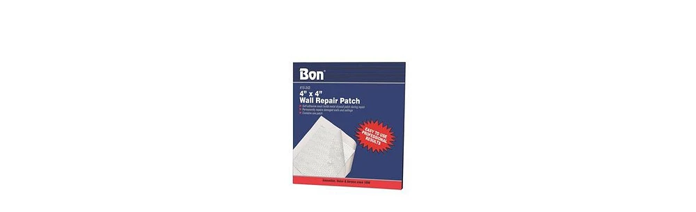 Bon 15-344 Wall Repair Patch -Alum 6-inch X 6-inch