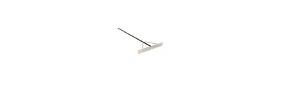 Bon 28-104 Yard Prep Rake - 36-inch - 72-inch Aluminum Handle