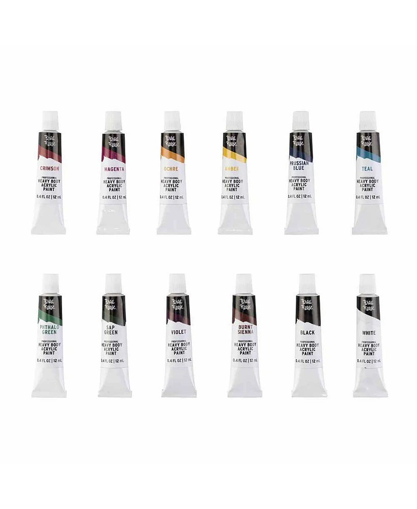 Professional Heavy Body Acrylics: Jewel Tone Colors