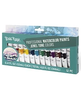 Professional Watercolor Paint Set: Jewel Tones