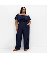 City Chic Plus Serene Jumpsuit