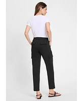 Olsen Women's Lisa Fit Cropped Cargo Pant