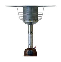 Compact 11000 Btu Propane Patio Heater with Cylindrical Pole for Tables