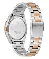Guess Men's Day and Date Two-Tone Stainless-Steel Watch, 42mm