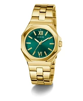 Guess Women's Analog Gold-Tone Stainless Steel Watch, 34mm