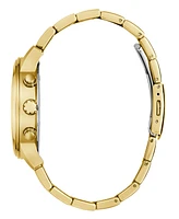 Guess Men's Chronograph Gold-Tone Stainless Steel Watch, 44mm