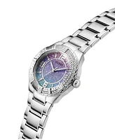 Guess Women's Analog Silver Tone Stainless Steel Watch, 36mm