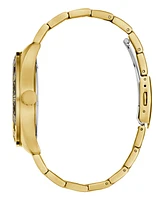 Guess Men's Multifunction Gold Tone Stainless Steel Watch, 44mm
