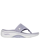 Skechers Women's Martha Stewart: Go Walk Arch Fit 2.0 - Illuminating Sandals from Finish Line
