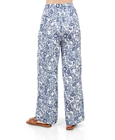 Fever Women's Print Drawstring Pant