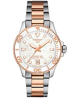 Tissot Women's Swiss Seastar 1000 Two-Tone Stainless Steel Bracelet Watch 36mm