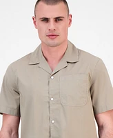 Michael Kors Men's Relaxed-Fit Solid Shirt