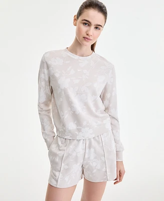 Nike Women's Classic Printed Crewneck Sweatshirt