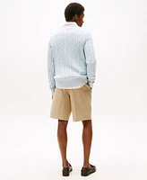 Tommy Hilfiger Men's Regular-Fit Cable Knit Crewneck Sweater