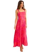 Vince Camuto Women's Printed Tiered Sleeveless Maxi Dress