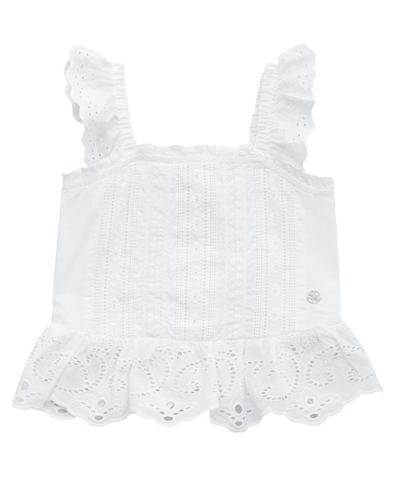 Guess Big Girls Muslin Tank Top