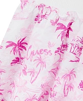Guess Big Girls Mixed Fabric Sleeveless Dress