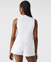 Steve Madden Women's Aliza Sleeveless Tie-Front Top