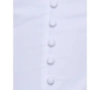 Alex & Sophia Juniors' Sleeveless Straight-Neckline Midi Dress