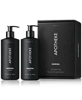 Apotheke 2-Pc. Charcoal Liquid Soap & Lotion Set