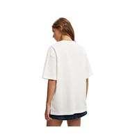 Cotton On Women's The Lcn Music Boxy Graphic Tee