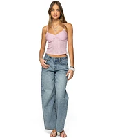 Edikted Women's Aryah Ruffled Tank Top