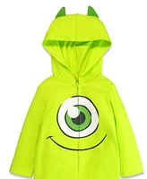 Monsters Inc. Baby Boys Pixar Mike Wazowski Zip Up Cosplay Coverall