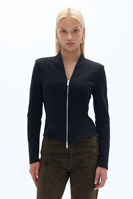 Nocturne Women's Zipper Detailed Blouse
