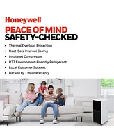 Honeywell 11,000 Btu Slim Portable Ac with Fan, Dehumidifier – Cools Up to 500 Sq. Ft., HX2CESAWG8 (8,000 Btu Sacc)