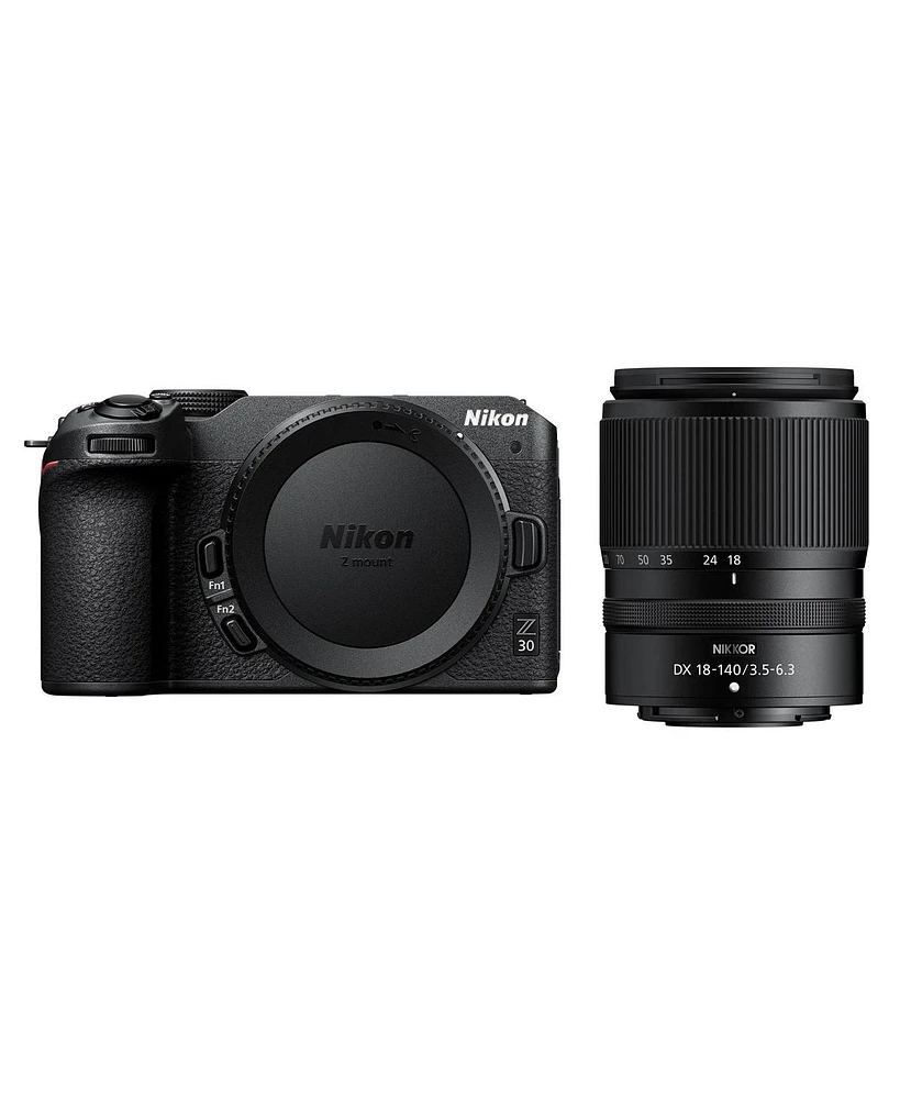 Nikon Z 30 Dx-Format Mirrorless Camera With Nikkor Z Dx 18-140mm f/3.5-6.3 Vr Lens
