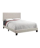 Upholstered Tufted Bed Frame for Cozy and Elegant Bedroom Setup